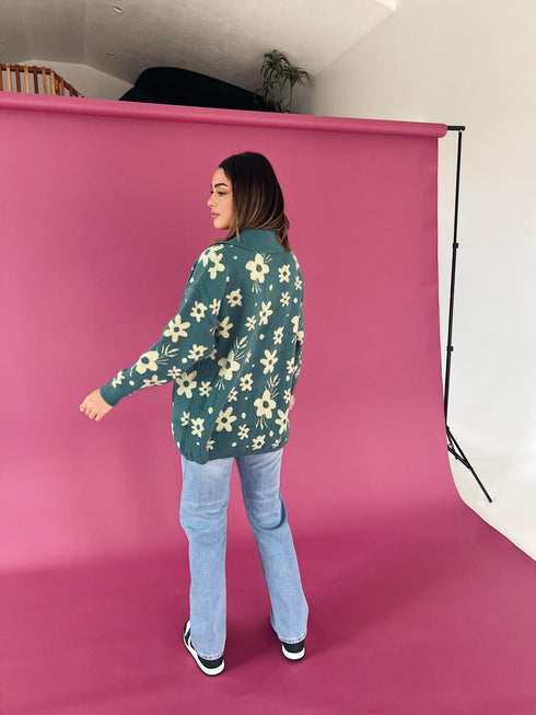 Twin Flame Floral Cardigan